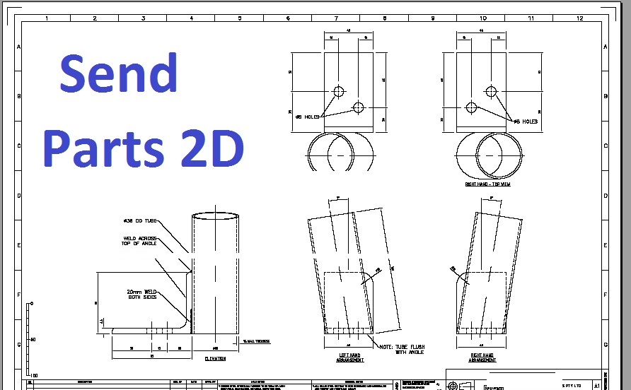 send parts 2D