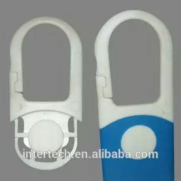 White Blue elastomer plastic molding