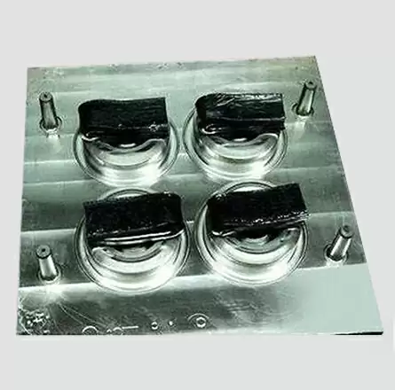 Rubber compression mold