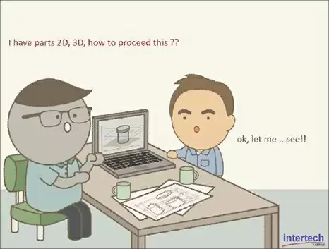 Intertech help industrial designer to design a new mold