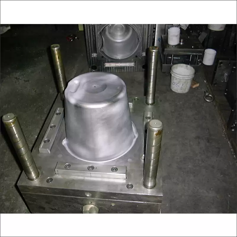 Plastic bucket mold