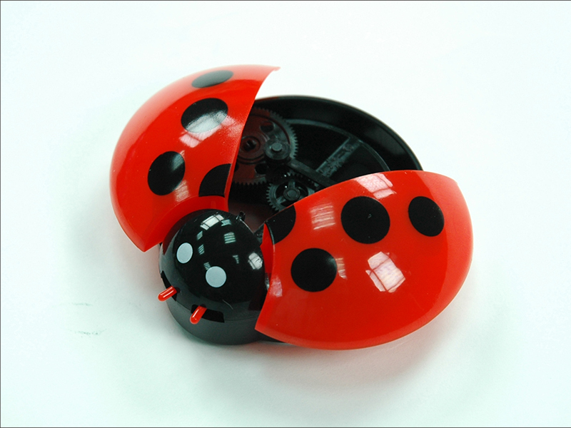 Ladybug plastic mold & molding parts