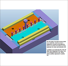 Intertech's mold cavity design support Intertech's mold cavity design support