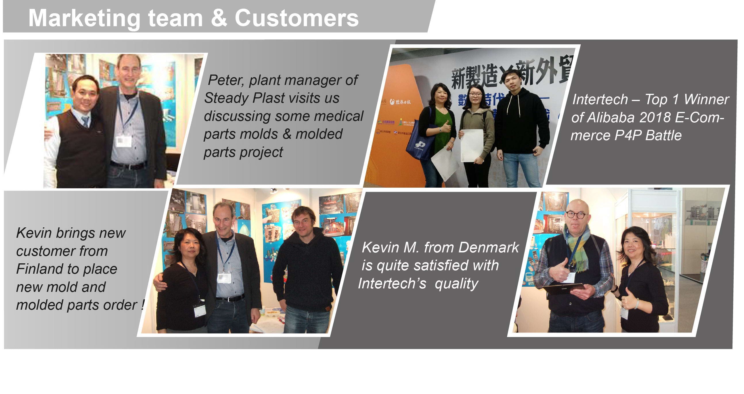 Our mold and molding marketing & technical team