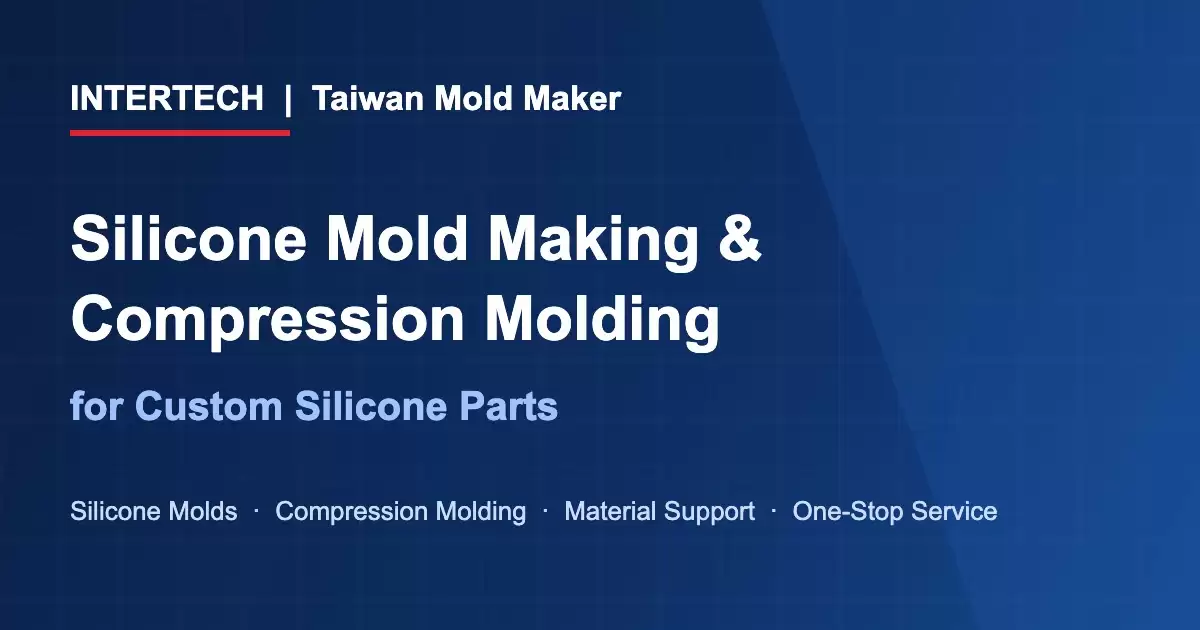 Silicone mold making and compression molding for custom silicone parts - INTERTECH