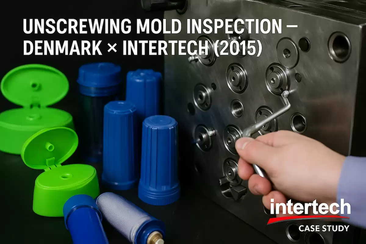 unscrewing mold, multi-cavity injection mold, POM molding, export mold maker Taiwan